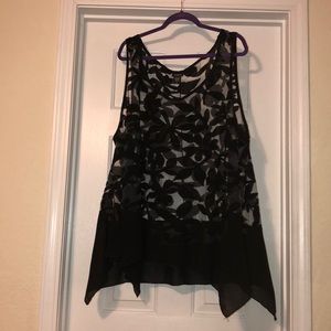 Torrid sheer tank blouse
